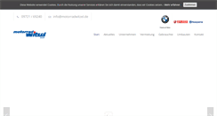 Desktop Screenshot of motorradwitzel.de